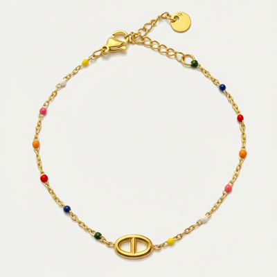 Bracelet, Multicolor, Doré, Alliance